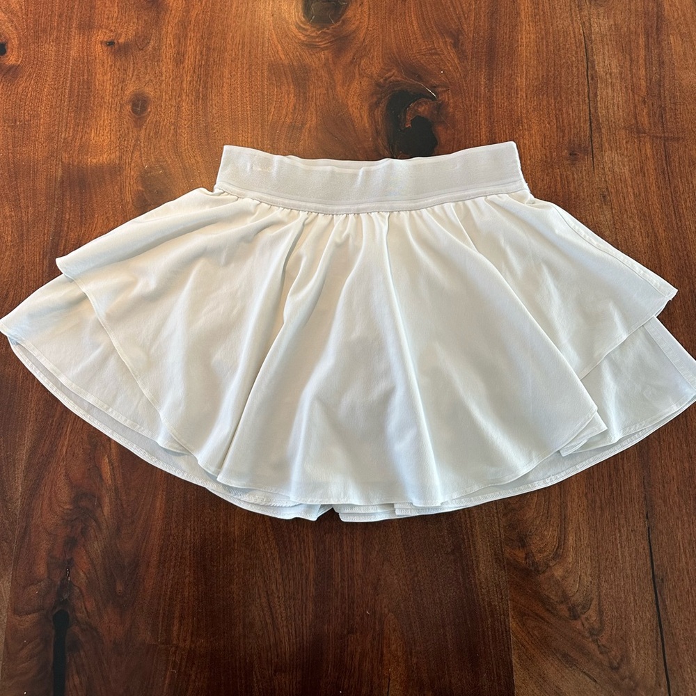 lululemon athletica White court rival Skirt